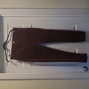J. Crew velvet pants size 10